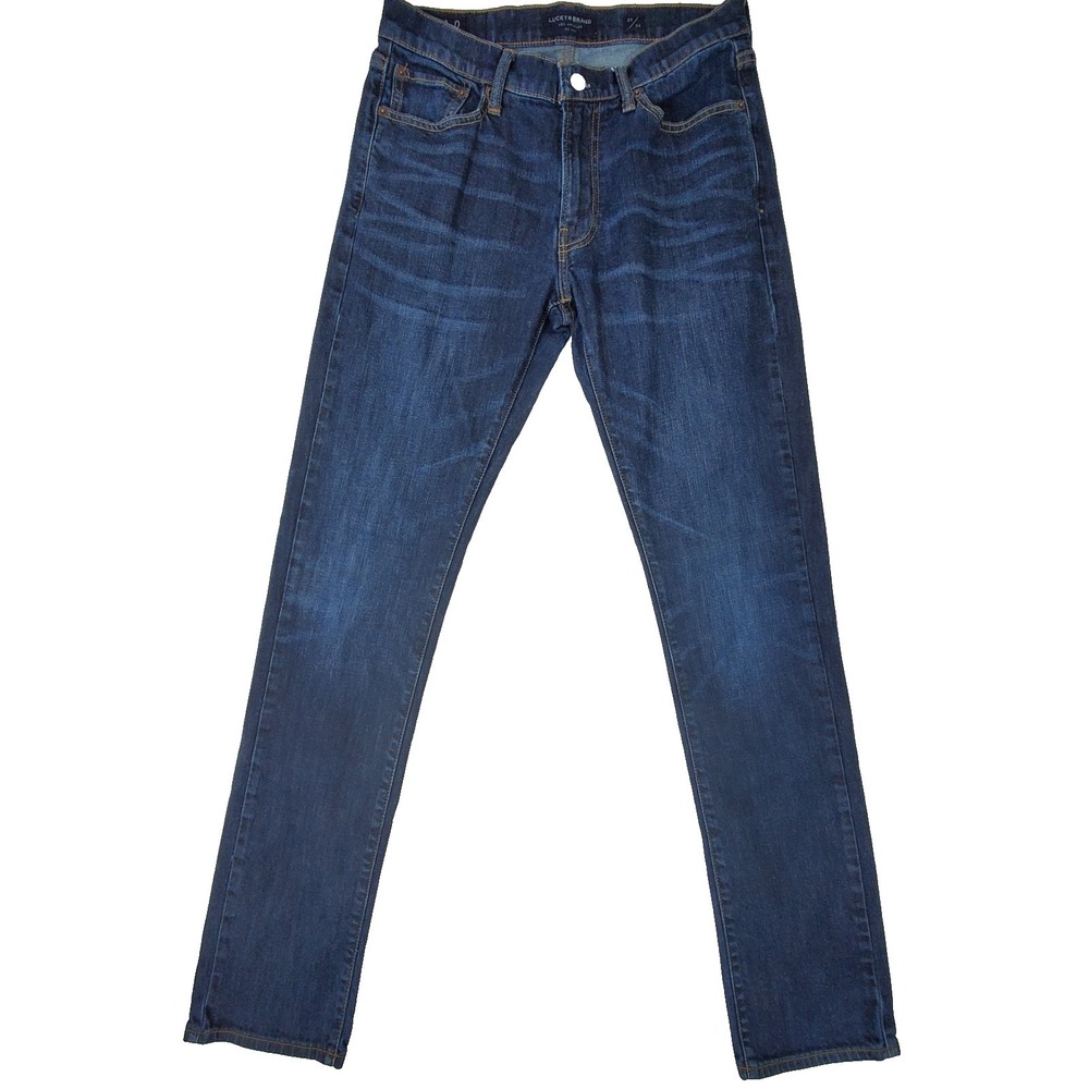 Lucky Brand 410 Athletic Slim Jeans Mens 29x34 Blue Stretch Denim